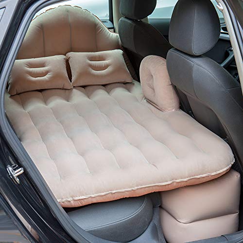 NEX Car Inflatable Mattress Camping Air Bed Car Mobile Cushion Inflation Back Seat