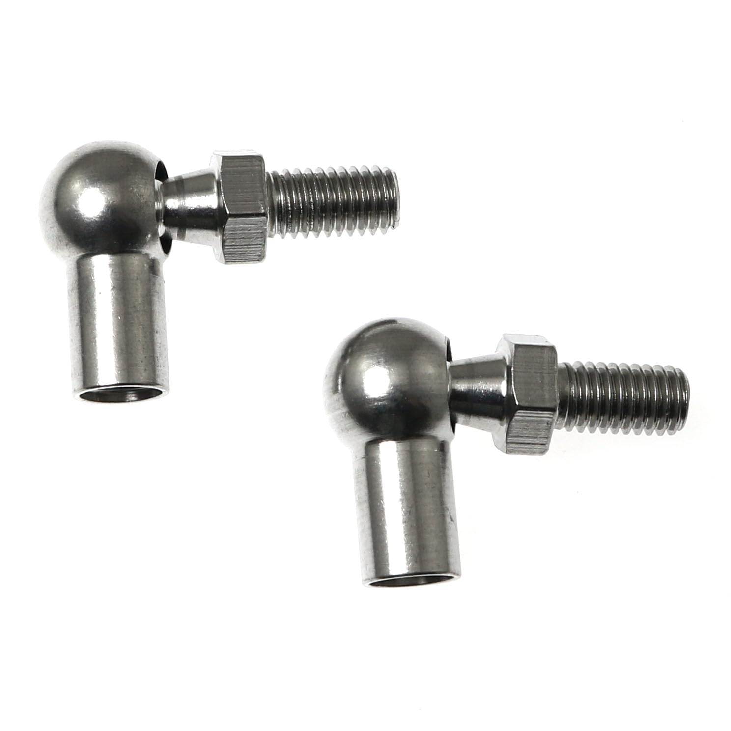 Rod End Ball Bearing with Stud RLECS 2PCS M8x15 Selflubricating Carbon