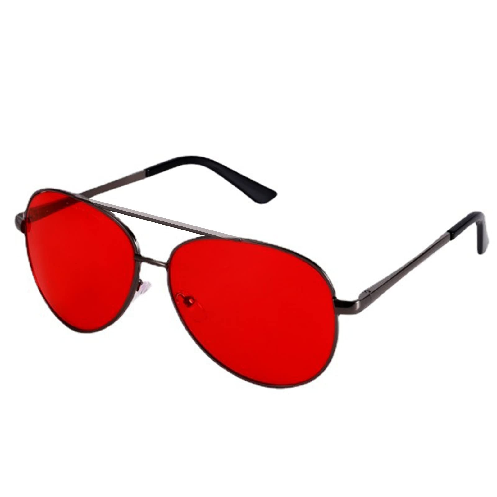 SENJINGHUA Full Frame Color Blindness Correction Glasses, Unisex Colorblind Glasses for Red Green Colorblindness, Color Vision Disorder, Color Weakness, Outdoor Indoor Use