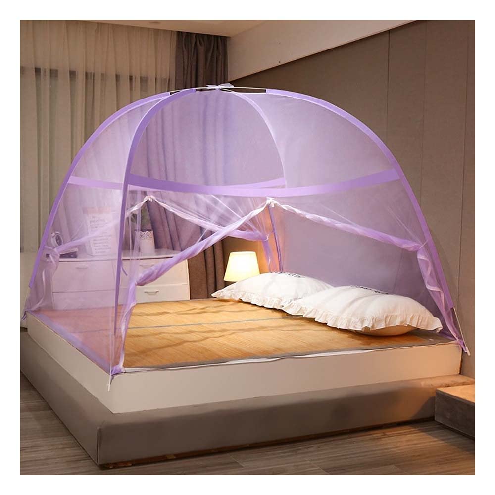 GTHTUHFD Pop Up Mosquito Net, Portable Tent Travel Three Door Zipper Bed Net, Easy Installation And Fine Mesh, Perfect For Bedroom Outdoor,6,180 * 200Cm