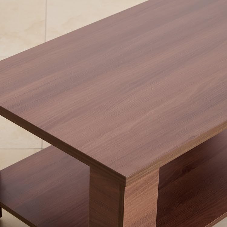 Image of Home Centre | Clary | Engineered Wood | Center Table | Coffee Table | Brown | 1 Year Warranty