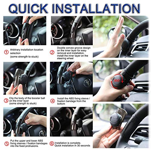 Boule de volant pour soulager les bras lors des manœuvres difficiles - 7