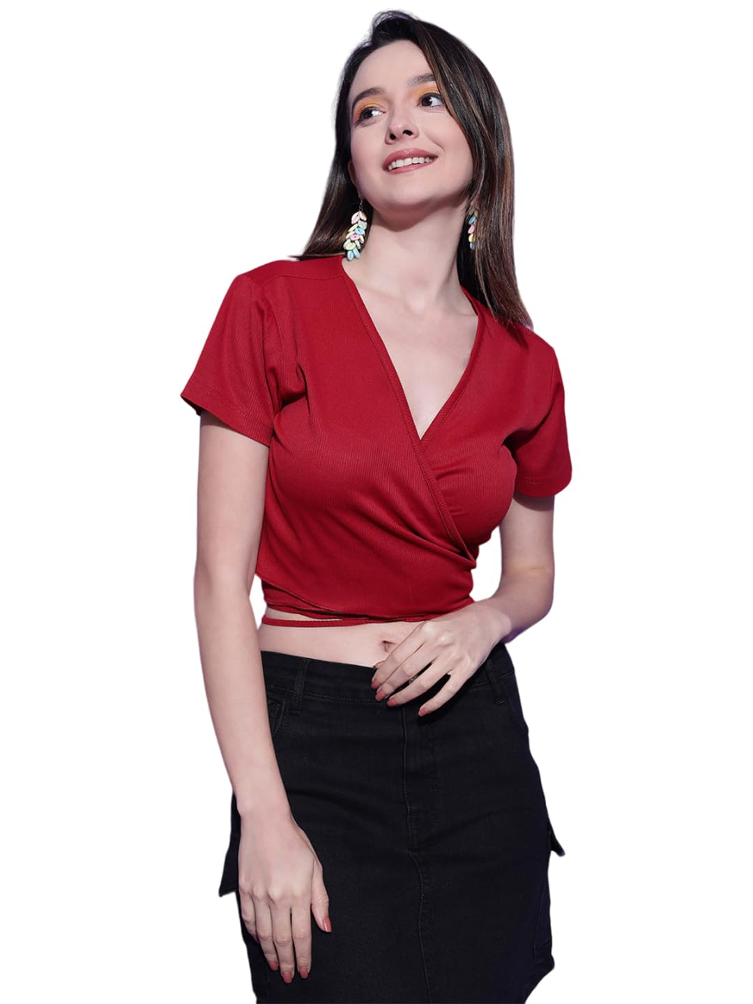kotty Women's Solid Fitted Fashion Vest-picture-39