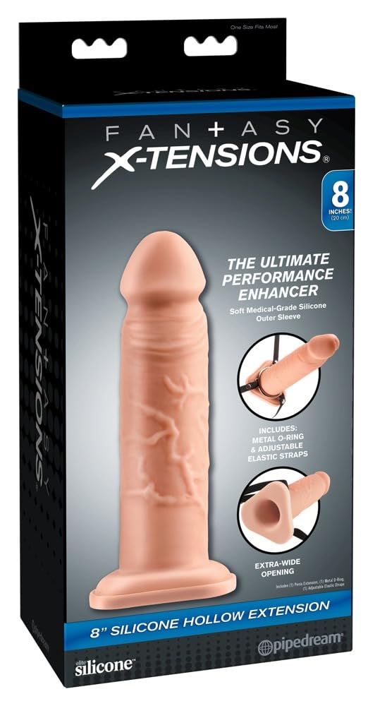 Fantasy C-Ringz Arnés Extension para Pene de Silicona 8 Beige - 421 gr
