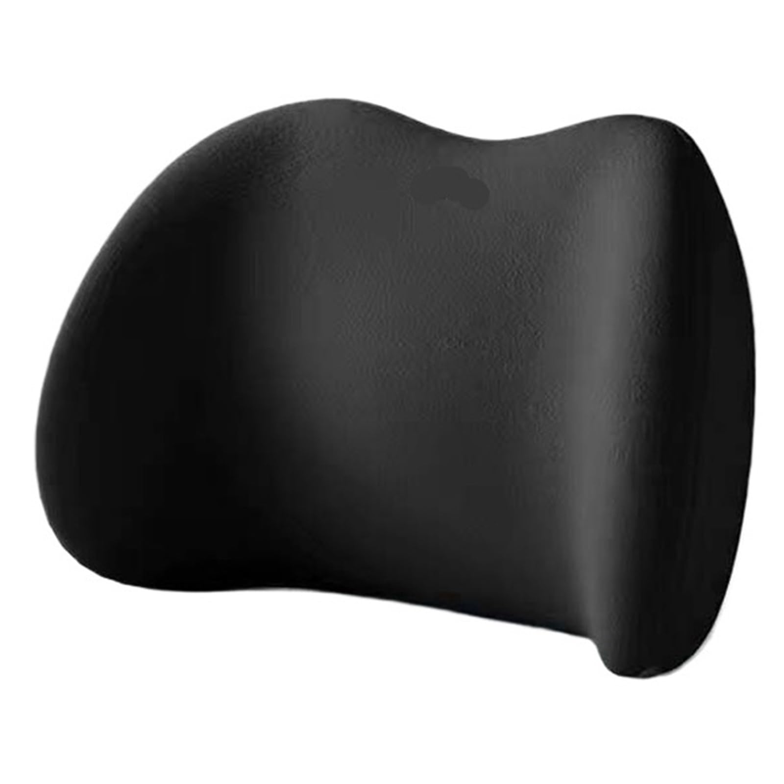 KVSWBRE Car Seat Pillow Car Headrest, Lumbar Support, Shoulder Pillow,Memory Cotton Waist Backrest Cushion(Lumbar Pillow Black)