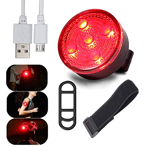 MZFANG Lampe de Course à Pied Torche Frontale LED Sécurité Éclairage pour Course avec 6 Modes d'éclairage lumière Clignotantes Nuit Poitrine Lumières Clip Lampe Stroboscope USB Recharge Cover