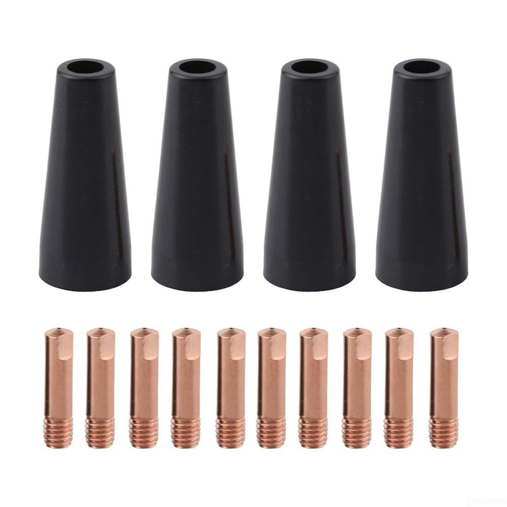 Kit punte ugelli saldatura MIG 0,9 mm 15AK MB15 rame 14 pezzi