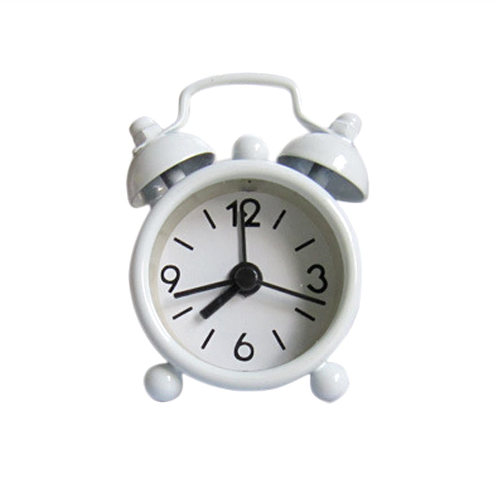 SBZIOJHDR alarm clock, Alarm clocks bedside for bedrooms, Clock Snooze Silent Wake Up Table Creative Cute Mini Metal Small Electronic
