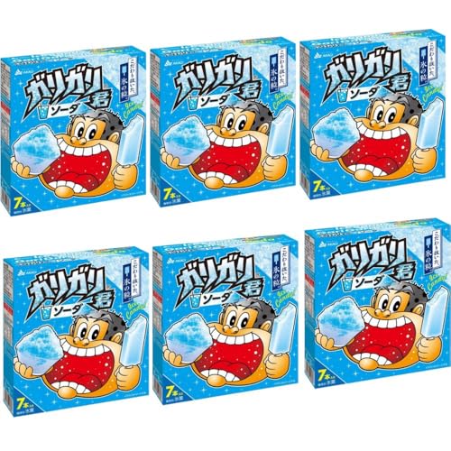 【6箱】ガリガリ君 ソーダ味 (42本セット) アイス 冷凍 氷菓 まとめ買い 定番 おやつ デザート