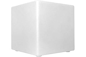 16 Inch LED Glow Light Cube Chair - Brilliance at Night