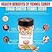 TAJ Fennel Candy, Sugar Coated Fennel Seeds (Saunf), 14-Ounce