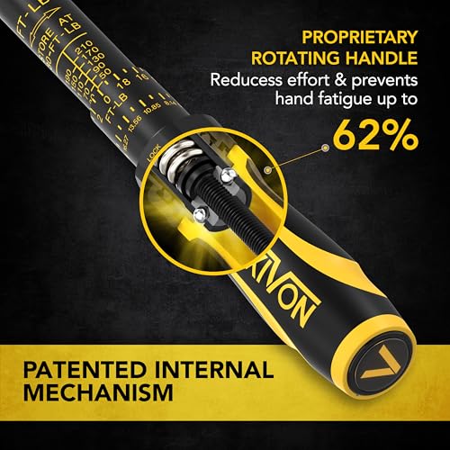 Image of LEXIVON Torque Wrench, 1 /2-Inch Drive, Dual Scale 30-210 FT-LB (40.7-284.7 N.m), Premium Rubber-Grip Handle, Deluxe Hybrid Case (LX-TW12)