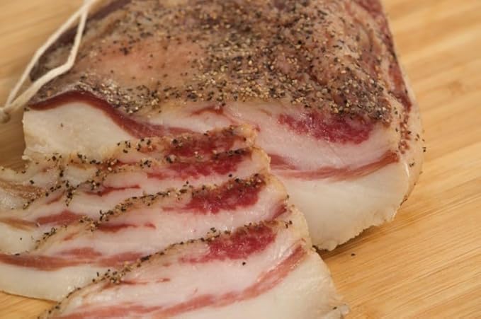 Dry Cured Pork Jowl | Guanciale | Net Weight: 2.5 to 3 lb | Pack of 1