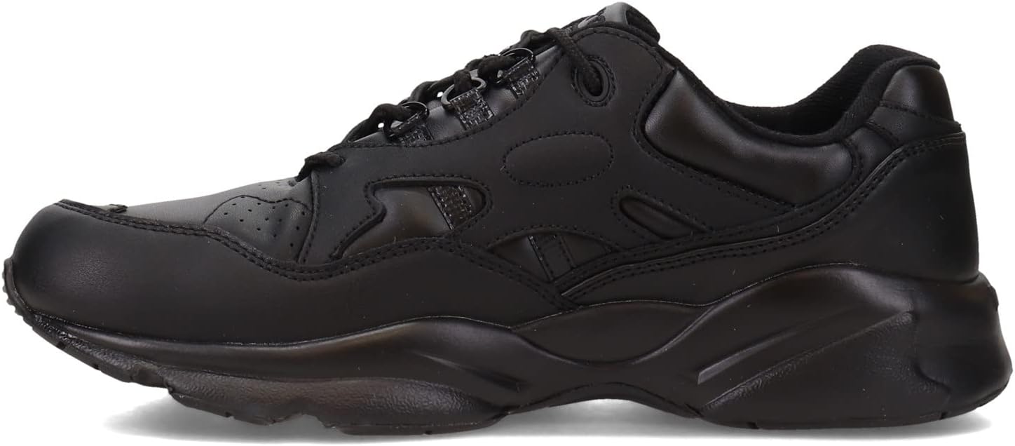 Propét Men's Stability Walker Walking Sneakers Medicare Approved Shoes , Black, 9 Wide