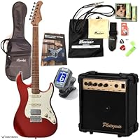 Amazon | Bacchus GS-2DX RSM/M エレキギター 初心者セット