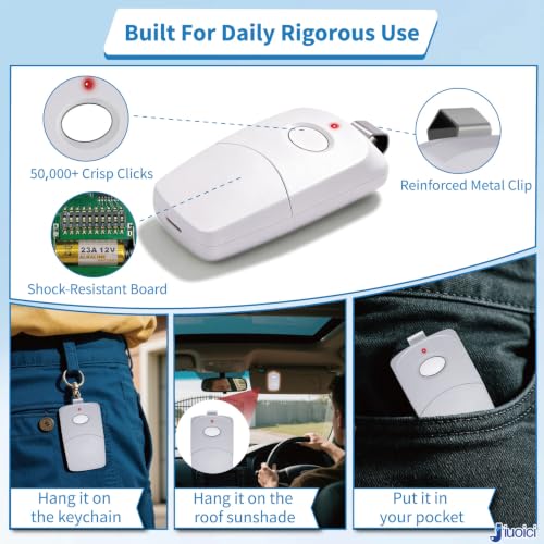 Image of Upgraded 3089 Multicode Gate Opener Remote Control, Linear Garage Remote