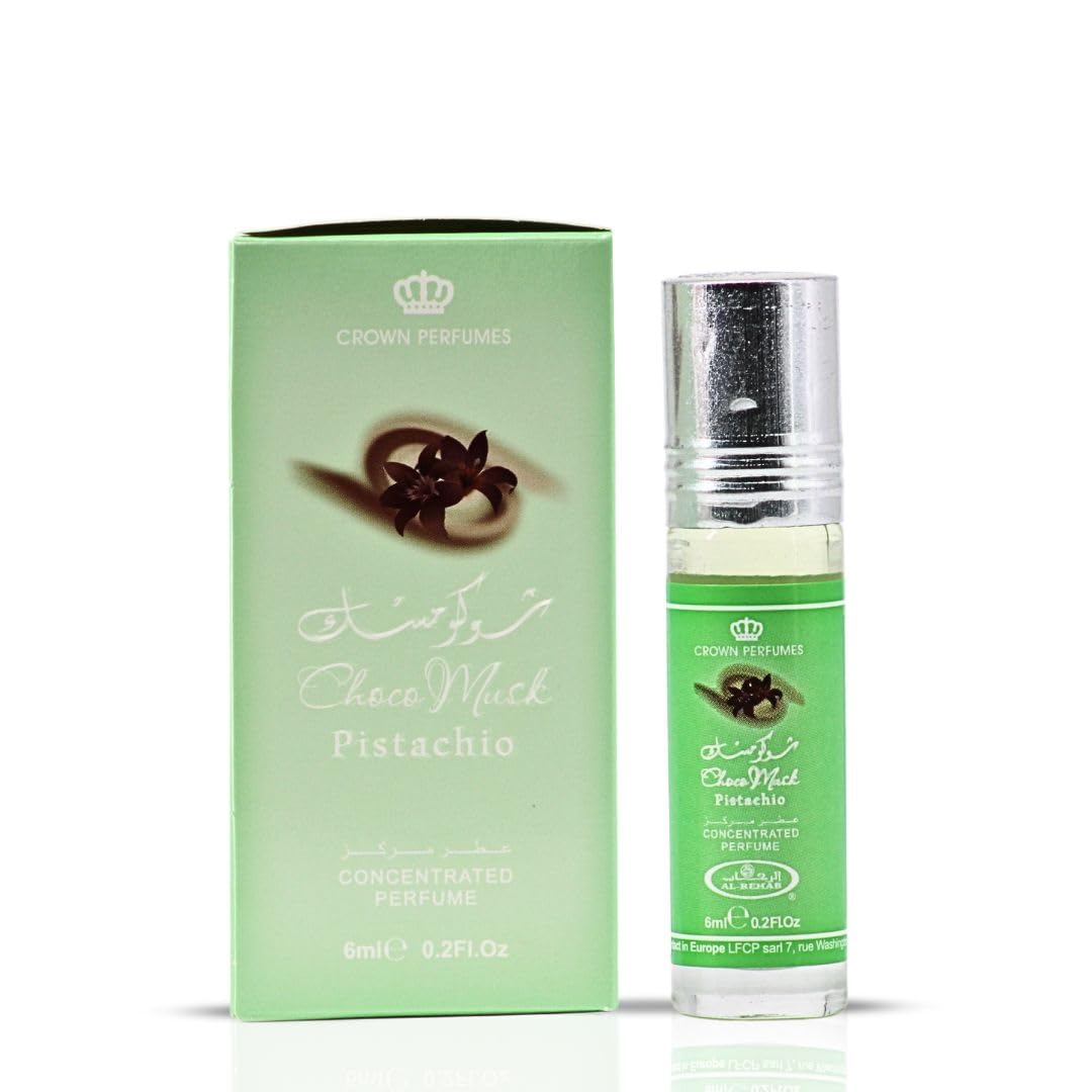 Choco Musk Pistachio Perfume Oil Roll-On, 6ml (0.2 oz)