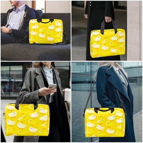 Maletín para portátil 16 pulgadas diseño pollito amarillo miniatura 7