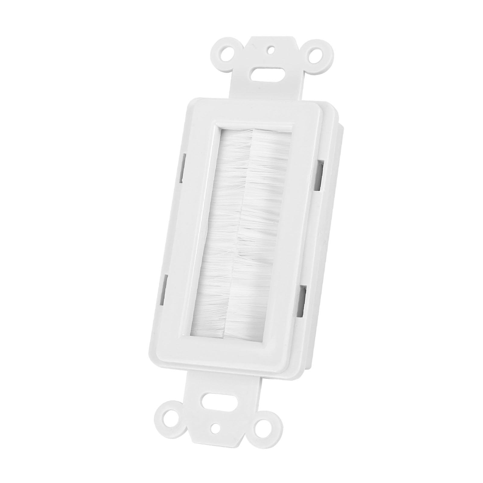Wall Panel Cable Access Panel with Cable Entry Cover for Single Gang Wall Plate for Wires Suitable for Gypsum Board Brackets and Column Wall Brackets (Single Port) - Image 4