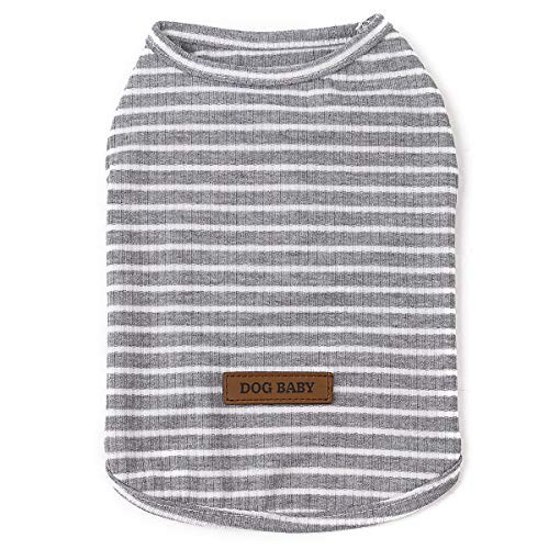 Jersey para Perro o Gato Pequeño/Ropa Cómoda de Punto para Mascotas Suéter de Abrigo para Mascotas Rosa Rojo Azul Gris Hierba - Peso 1,2-9,0 kg