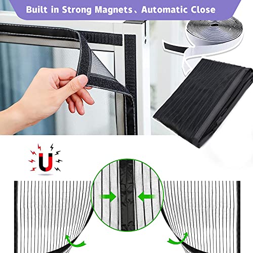 Tenda Zanzariera Magnetica Finestra 75 x 170 cm