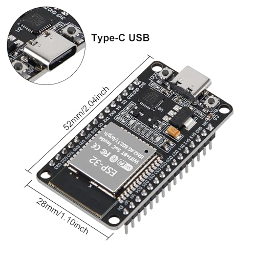ESP32S de 30 pines con doble núcleo WiFi y Bluetooth 4.2 para programar en Arduino IDE 2