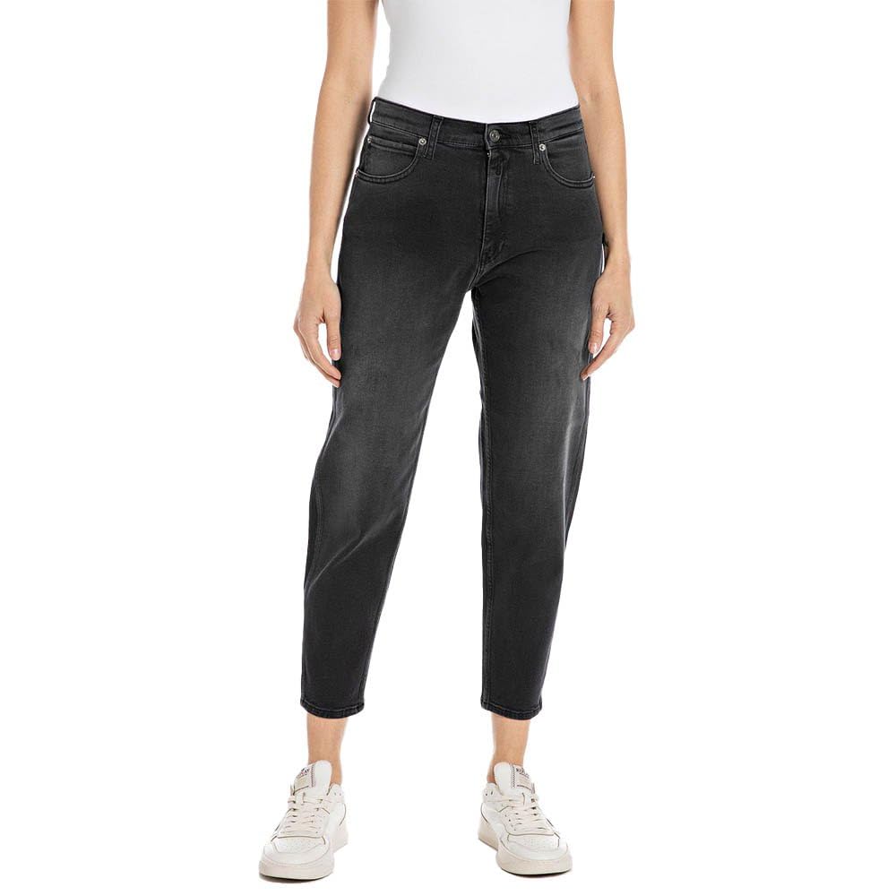 Replay women's jeans made of comfort denim, black (Black Delavè 099), 26W / 28L
