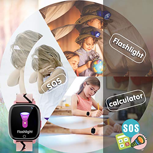 Kids Smart Watch for Boys Girls - Kids Smartwatch with 14 Puzzle Games Music Player Camera Flashlight Alarm Clock… - Image 6