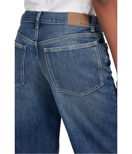 Madewell Women's Low Slung Baggy Crop in Croswell Wash3