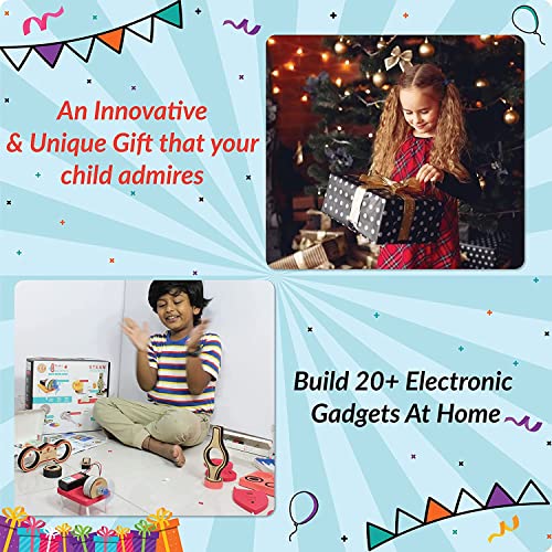 Butterfly EduFields 20+ Motor Machines Science Experiment Kits Toys for Boys Girls Age 5+ | Tinker Lab Electronic Building Construction STEM Educational Activity Toys