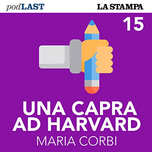 Diseño de la portada del título La scelta dell'Universit&agrave; (Una capra ad Harvard 15)