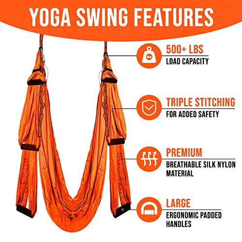 YOGA-SWING-PRO-Premium-Aerial-Hammock-Anti-Gravity-Yoga-Swing-Kit-Acrobat-Flying-Sling-Set-for-Indoor-and-Outdoor-Inversion-Therapy