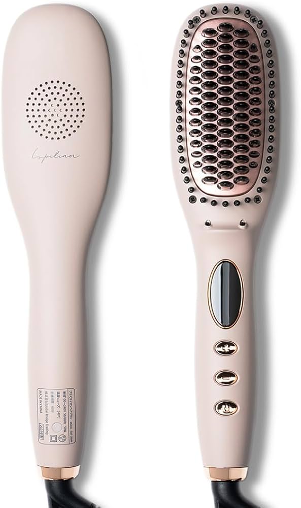 ヒートブラシ プラズマイオン ヘアアイロン ストレートヘア 通常サイズ ブラック 楽天市場】高評価☆4.56【 プラズマイオンに進化 】【 24週連続