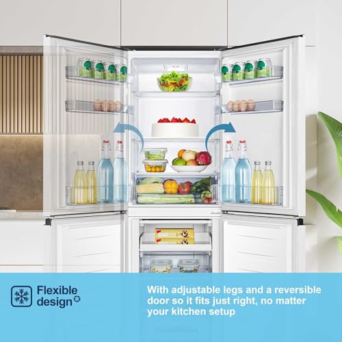 Fridgemaster MC55240E 252l Fridge Freezer - White - Image 3