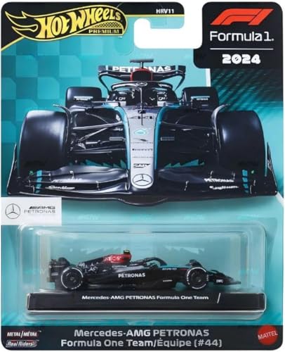 Hot Wheels Premium Formula 1 Mercedes-AMG Petronas 2 autos miniatura 2