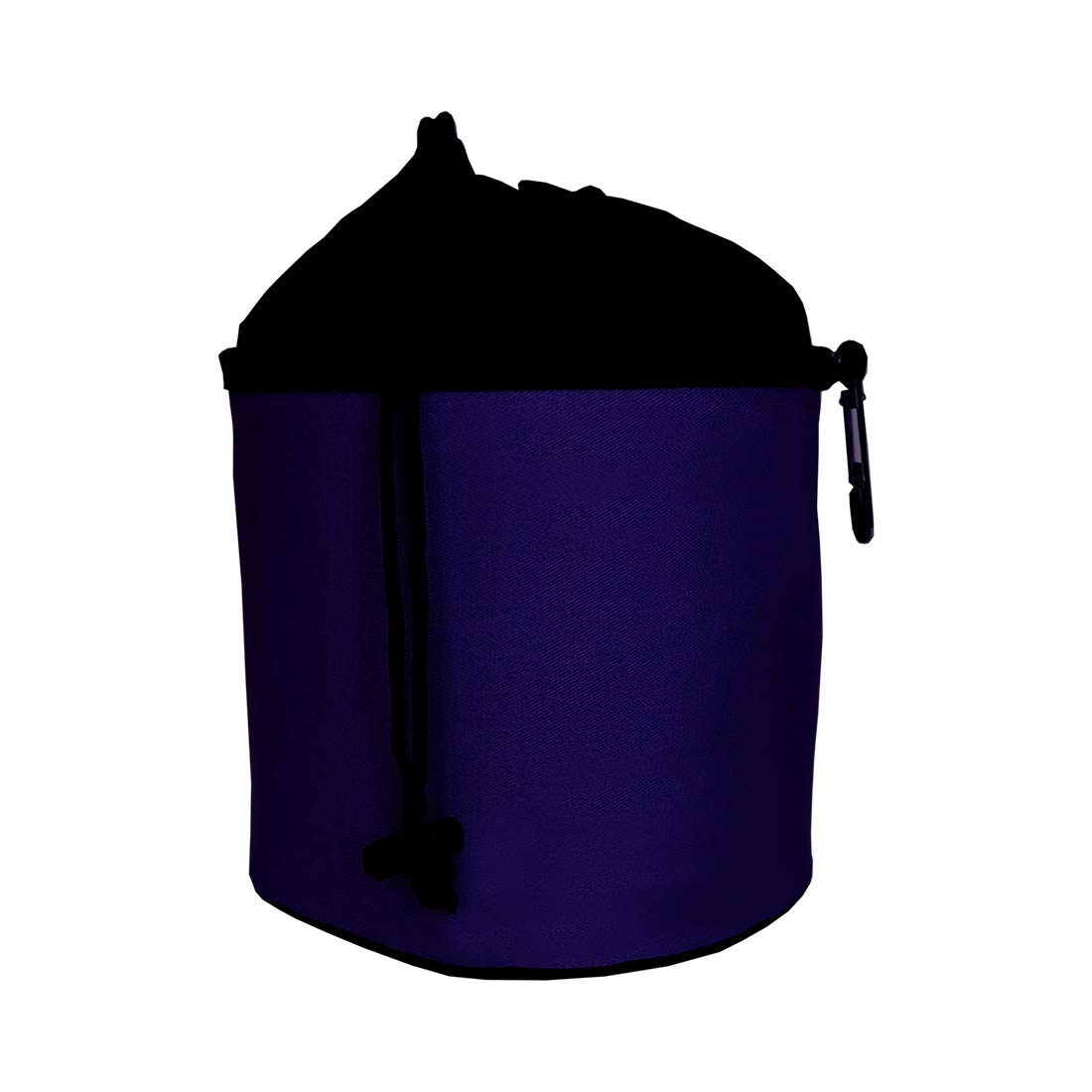 trendfinding Sacchetto Porta-mollette per bucato in Cotone - da Appendere - con moschettone - Viola