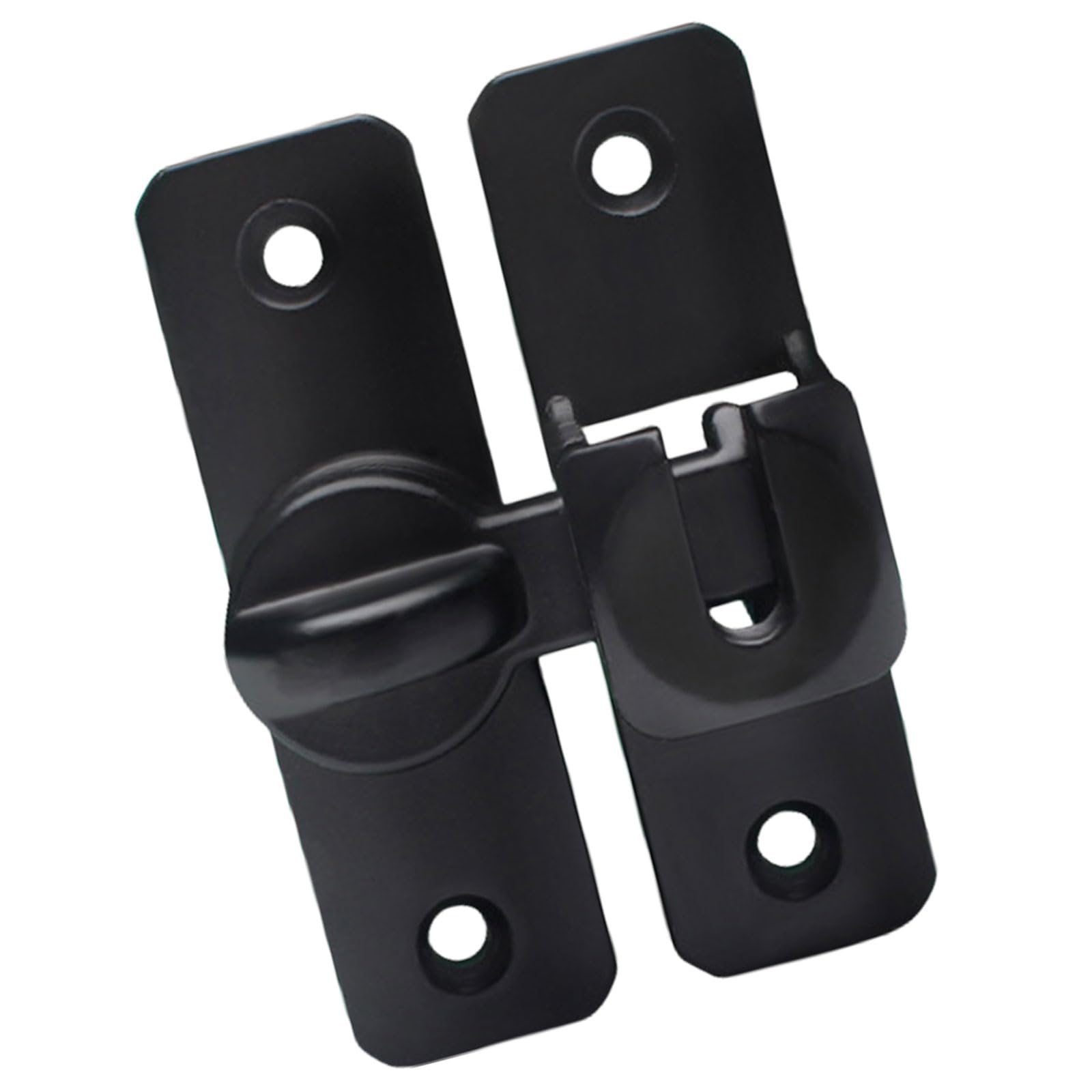 Buxuaaaa Gentleman Black Multipurpose Sturdy Aluminum Alloy Door Latches For Indoor Accessory And Kitchen Supplies Door With Simple Operations Shop Security Latches