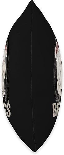 Miniatura 2 de I love my Dogo Argentino and he loves me THIS HUMAN BELONGS TO ME, says the Dogo Argentino dog Throw Pillow, 16x16, Multicolor