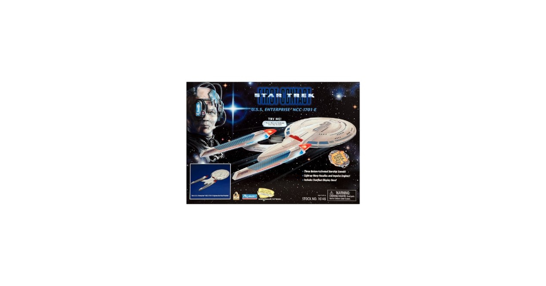 STAR TREK エンタープライズNCC-1701-E Amazon.com: Star Trek First Contact USS Enterprise NCC-1701