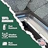 A-M Gutter Guard – Premium Heavy-Duty Aluminum Leaf & Debris Protection, Lifetime Quality (5 Inch - 100 Feet, Mill Finish) - DIY Easy