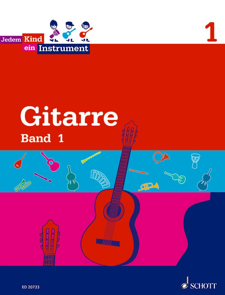 Jedem Kind ein Instrument: Band 1 - JeKi. Gitarre. Schülerheft.
