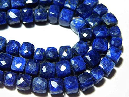 Sodalite briolette cube AAA de 8mm pour création de bijoux uniques haut de gamme
