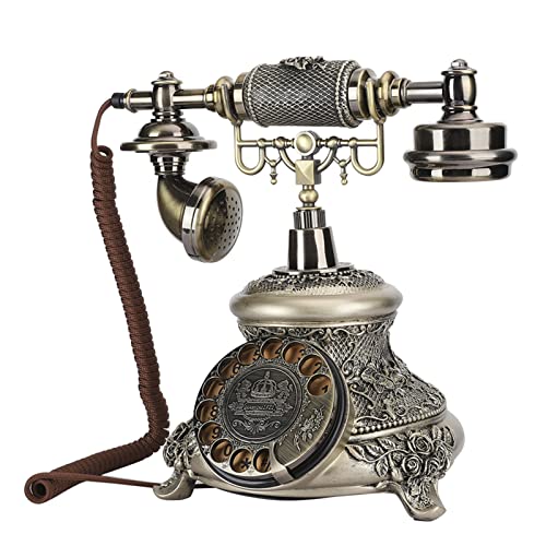 Téléphone fixe à plateau tournant rétro pour sublimer la décoration de votre salon