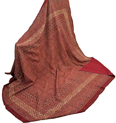 Couvre-lit indien Kantha réversible en coton imprimé Ajrakh Gudri