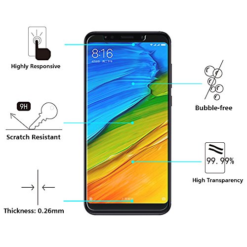 OMOTON [2 Pezzi Compatibile con Xiaomi Redmi 5