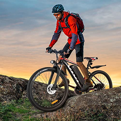 Vivi Electric Bike, 27.5" Electric Bike For Adults 500W Ebike Electric Mountain Bike Adult Electric Bicycles With 48V 10.4Ah Removable Lithium Battery, Shimano 21 Speed Gears, Up To 50 Miles #TOP1