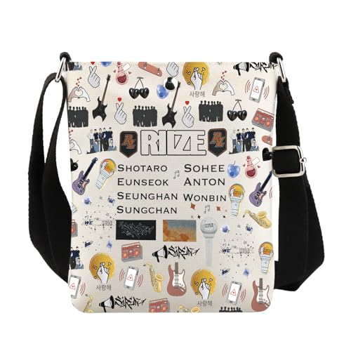 VAMSII Korea-Pop Merchandise RIIZEE Korea-Pop BoyBand Fans Crossbody Bag Korea-Pop Music Lover Gift Singer Album Gift