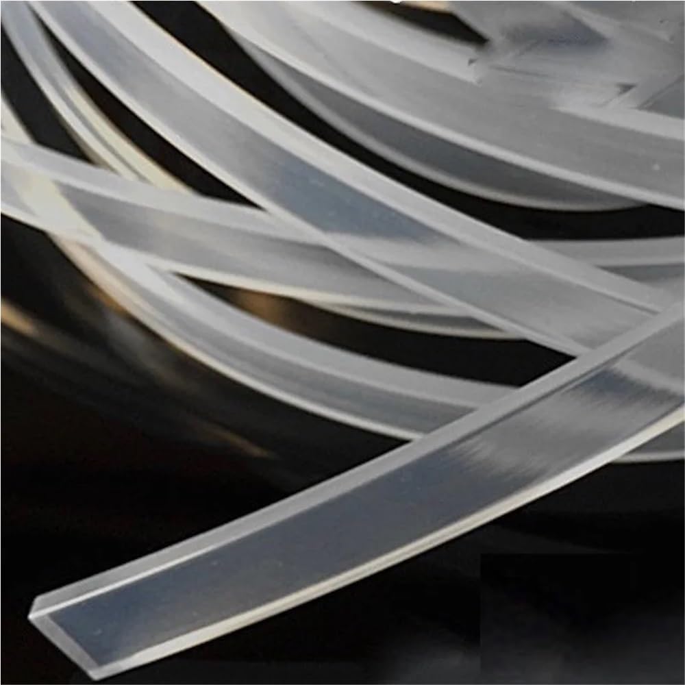 Tira de sellado de goma de silicona de 1M, tira de sellado flexible resistente a los rayos UV de alta temperatura, 1 unidad(2mmx40mm)
