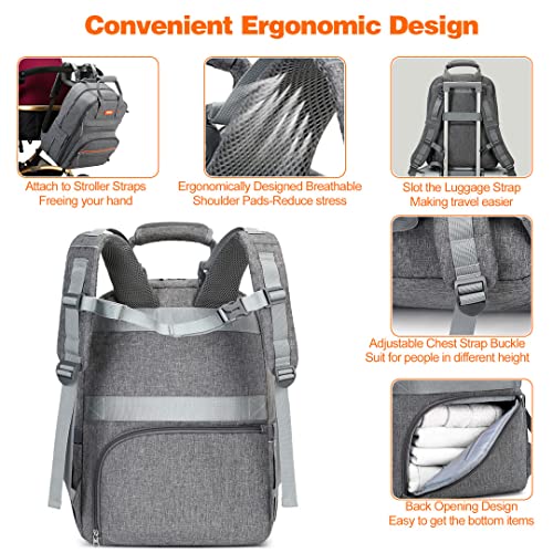 Sac à dos de maternité imperméable et léger pour vos vacances - 4