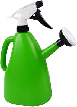 Watering and Spray Dual-use Watering Can Garden Tool Watering Sprayer Bottle 1 L Green